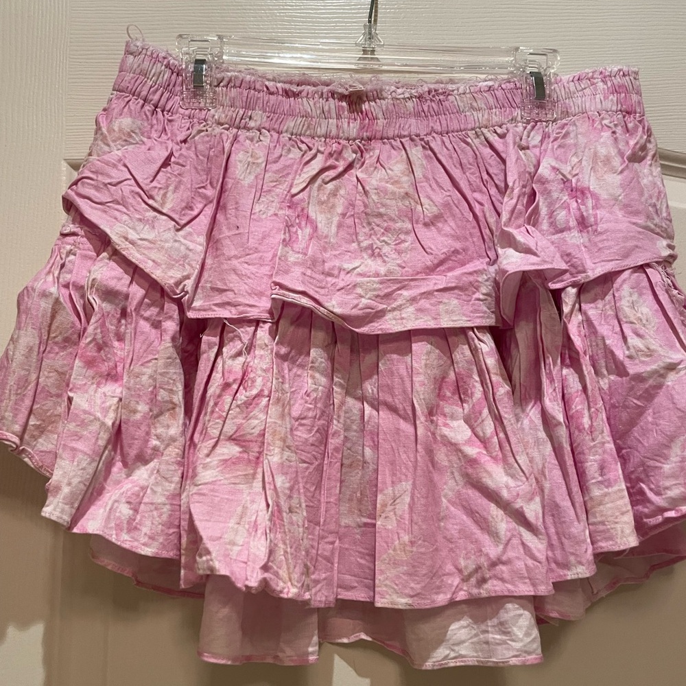 LoveshackFancy Mini Ruffle Skirt